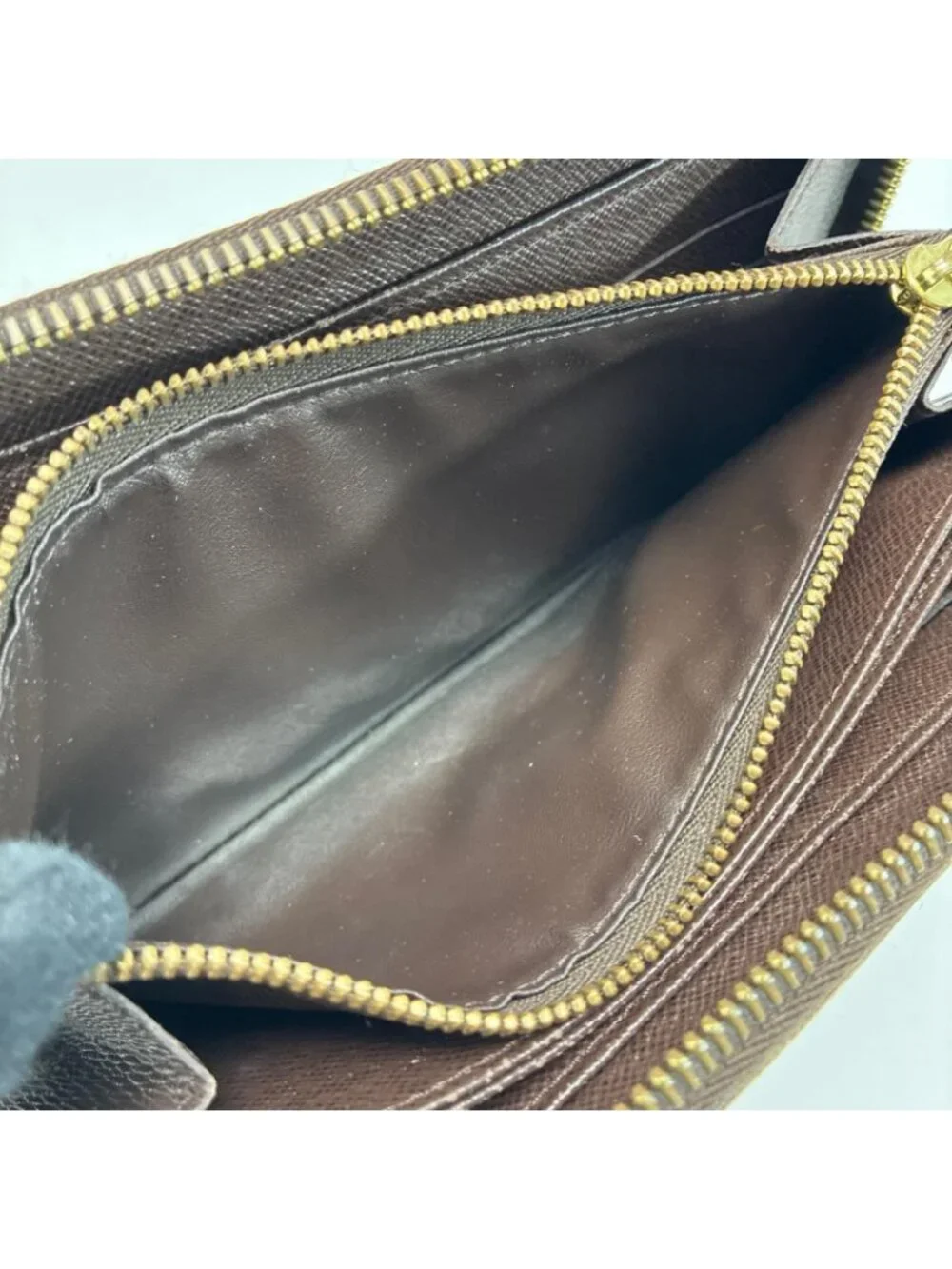 Louis Vuitton Damier Zippy Wallet Zip Around Ebene
